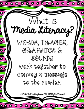 Media Literacy by Little Red Writing House | TPT