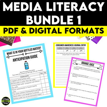 Preview of Media Literacy Lesson Bundle 1