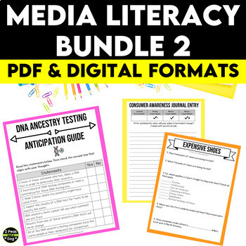 Preview of Media Literacy Bundle 2 - Consumer Awareness Lessons