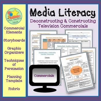 Media Literacy Advertising Commercials by Sandra Naufal | TpT