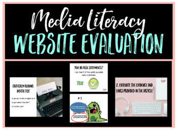 Preview of Media Literacy - Evaluating Websites