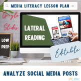 Media Literacy High School Lateral Reading Strategy with S