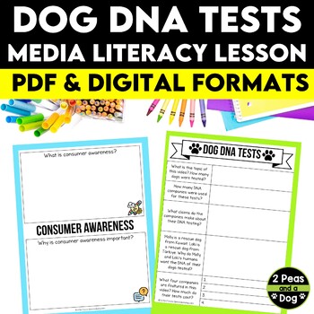 Preview of Media Literacy Lesson - Dog DNA Tests
