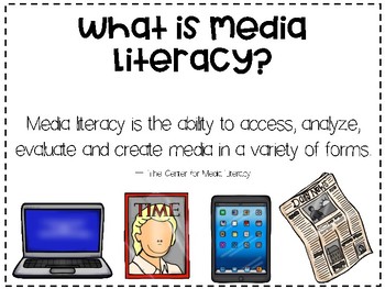 Media Literacy Mini Unit by The Flexible Class - Jennifer Aldrich