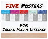 Media Literacy Poster Set - Digital Literacy - Online - In