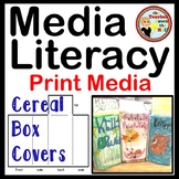 Media Literacy Print Cereal Box Project