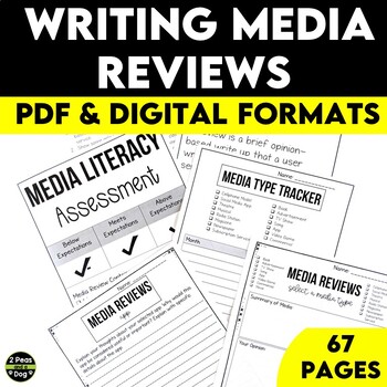 Preview of Media Literacy Review Writing 16 Lessons