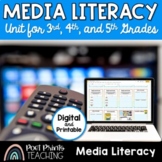Media Literacy Unit Plan Digital and Printable