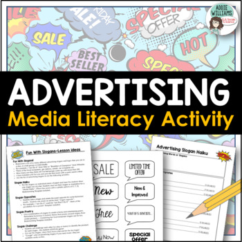 media literacy advertising activities by addie williams tpt