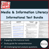 Media and Information Literacy Text Analysis Bundle