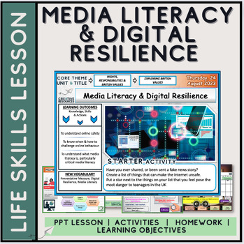 Preview of Media literacy + Digital resilience