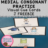 Medial Consonant Deletion Phonology Flash Cards with Visua