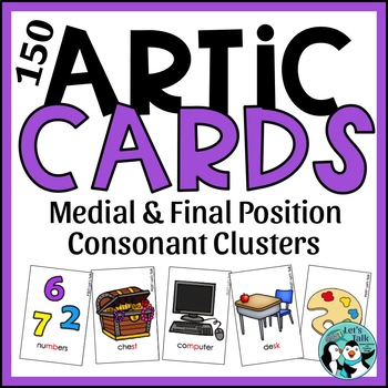 Preview of Medial & Final Consonant Cluster Articulation Cards