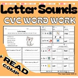 Medial Letter Sounds and CVC Words Kit with Reading Compre