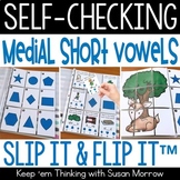 Medial Short Vowel Sounds Games | 19 Self-Checking Games