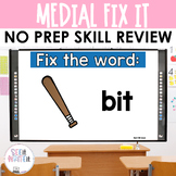 Medial Sounds Fix It Interactive PowerPoint