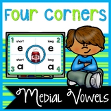 Medial Vowel Sounds: 4 Corners Game