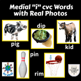 Medial "i" cvc with Real Pictures