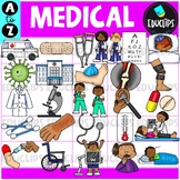 Medical A to Z | Alphabet Clip Art Set {Educlips Clipart}