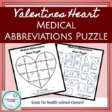 Medical Abbreviations Valentine's Heart Puzzles - Print an