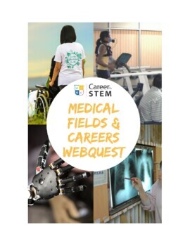 Preview of Medical Career Exploration Webquest (Career In STEM Explorer)