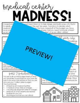 Preview of Medical Center Madness | Medical Facility Project