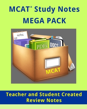 Preview of Medical College Admissions Test (MCAT) Study Review Notes - MEGA PACK