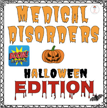 Preview of Medical Disorders Halloween Edition. BOOM CARDS