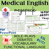 Medical English Debates Vocabulary Dialogues Speaking ESL