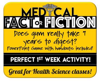 Preview of Medical Fact or Fiction- Can you find the Truth?  With Distance Learning Option!