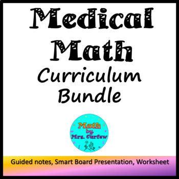 Preview of Medical Math (Basic) Bundle - 24 lessons