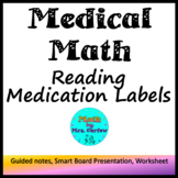 Medical Math (Basic) - Lesson 17 - Reading Medication Labels