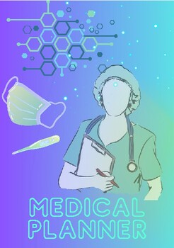 Preview of Medical Planner | Gift for Medical Students | Daily Planner | 2024
