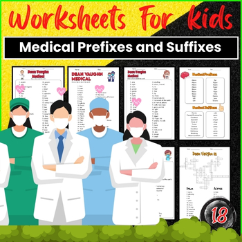 Preview of Medical Prefixes and Suffixes Worksheets