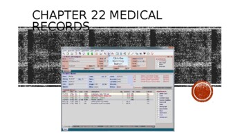 Preview of Medical Records for Veterinary Assistants Power Point Lecture