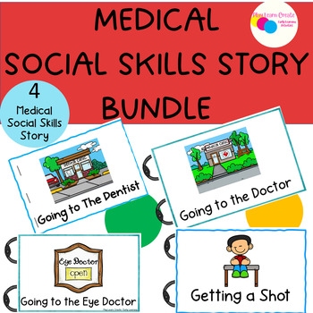 Preview of Medical Social Skills Stories with Medical Visuals