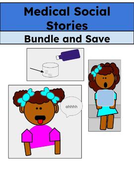 Preview of Medical Social Stories Bundle (Girl 2)