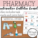 Pharmacy Interactive Bulletin Board + Task Cards