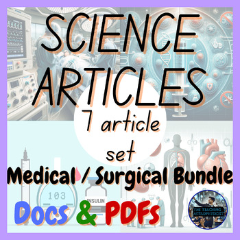 Preview of Medical / Surgical Bundle | 7 Article Set | Health | Medicine (Offline Version)