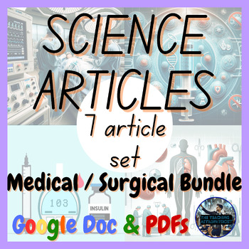 Preview of Medical / Surgical Bundle | 7 Articles Set | Health / Medicine (Google Version)