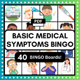 Medical Symptoms, Ailments, & Illnesses BINGO Game Activit