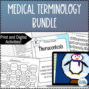 Preview of Medical Terminology Activities Bundle