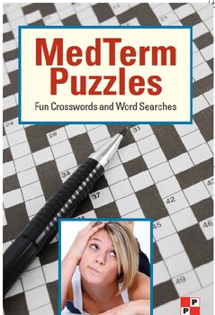 Preview of Medical Terminology Crossword and Word Search Puzzle PDF Resource