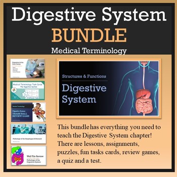 Preview of Medical Terminology: Digestive System BUNDLE [30% Savings]