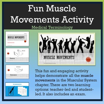 Preview of Medical Terminology: Fun Muscle Movements Activity!
