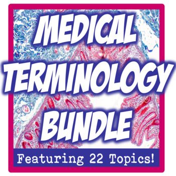 Preview of Medical Terminology Practice Bundle (Learn Anatomy Prefixes and Suffixes)