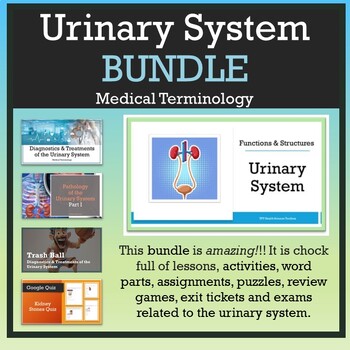 Preview of Medical Terminology: The Urinary System BUNDLE [30% Savings]