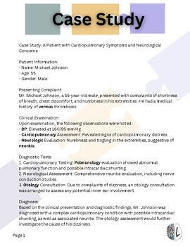 case study medical terminology