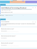 Medical Terminology Unit 5 Directional Terms Google Breakout room