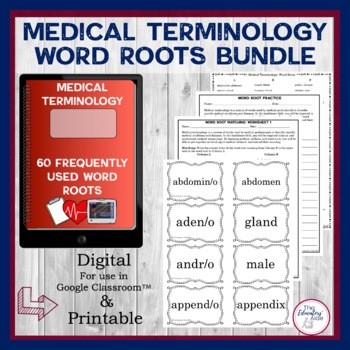 Preview of Medical Terminology Word Root Bundle